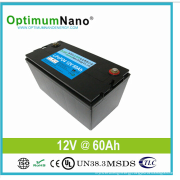 High Quality 12V 60ah Li Ion Battery for Wheelchair Battery